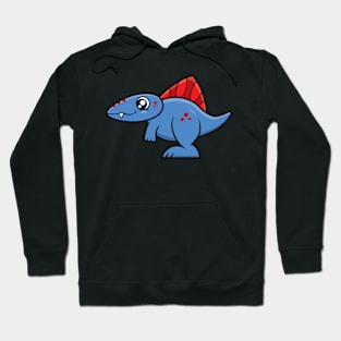 Spinosaurus Dinosaur (Blue and Red) Hoodie